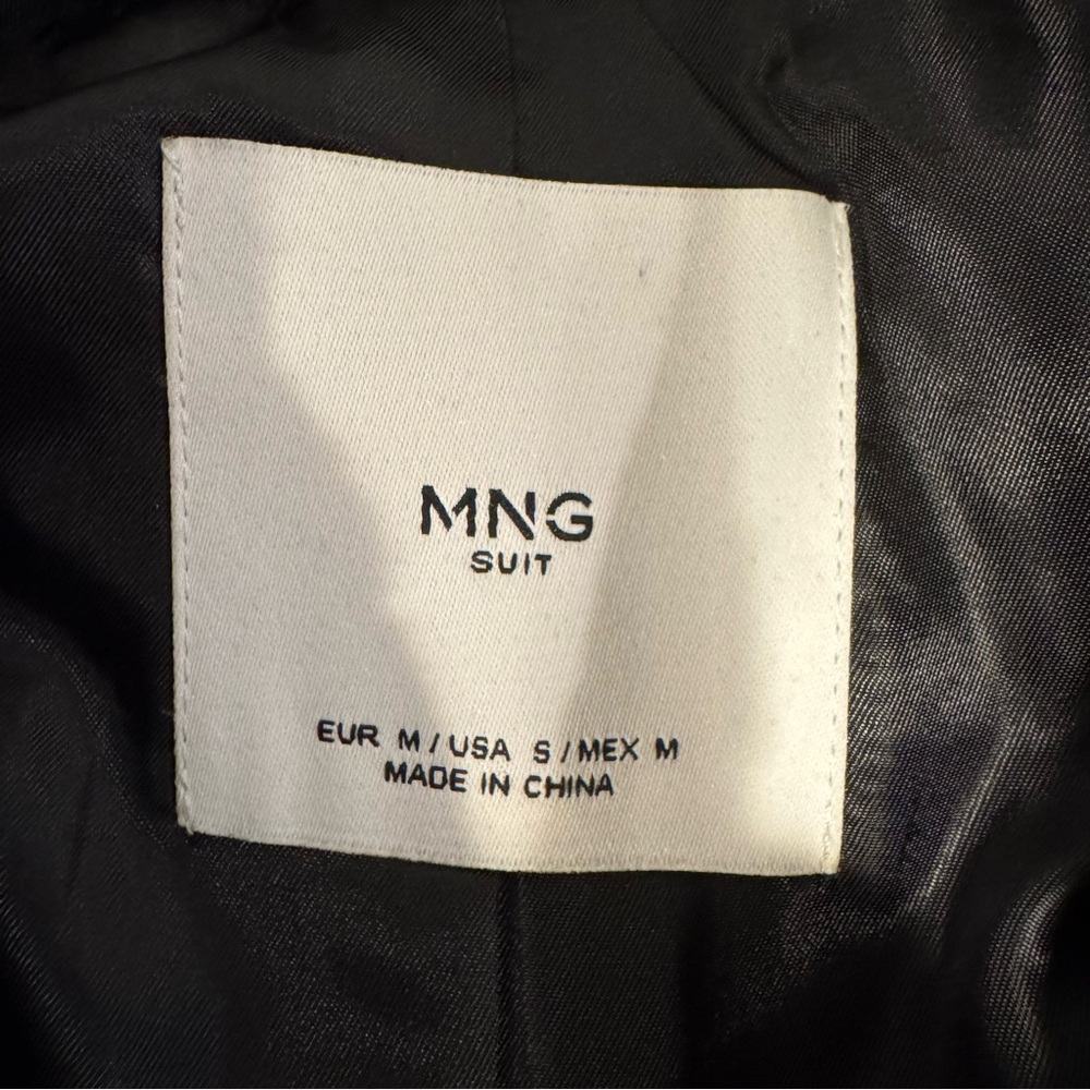 Mango | Checked Structured Coat, Oversized Fit Lo… - image 5